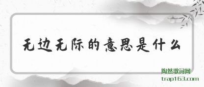 ��˵�ޱ��޼ʵ���˼��ʲô