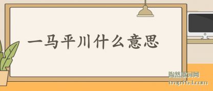 һ��ƽ��ʲ(shi)ô��˼